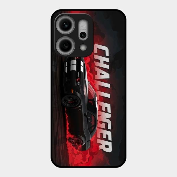 Dodge Challenger Glass Case Cover For Oppo Reno 14 Pro 5G