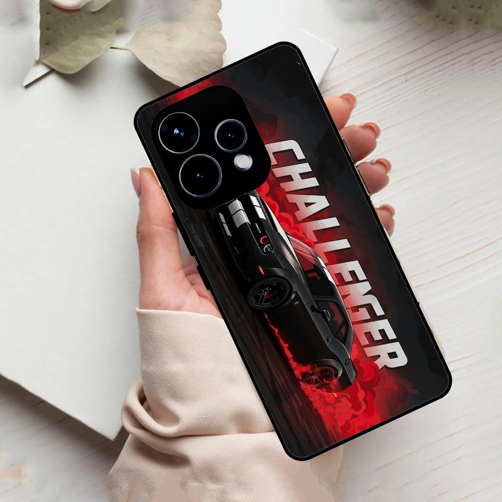 Dodge Challenger Glass Case Cover For Oppo