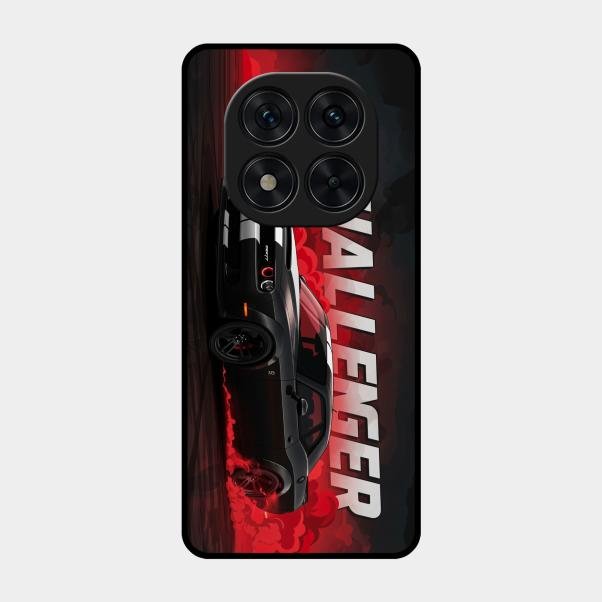 Dodge Challenger Glass Case Cover For Poco X7 5G