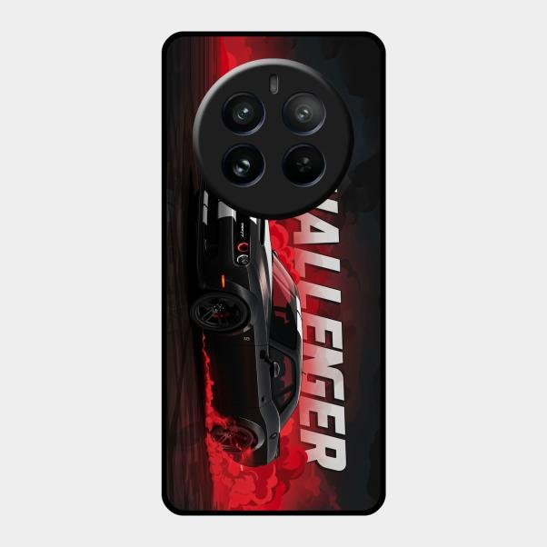 Dodge Challenger Glass Case Cover For Realme 12 Pro Plus 5G
