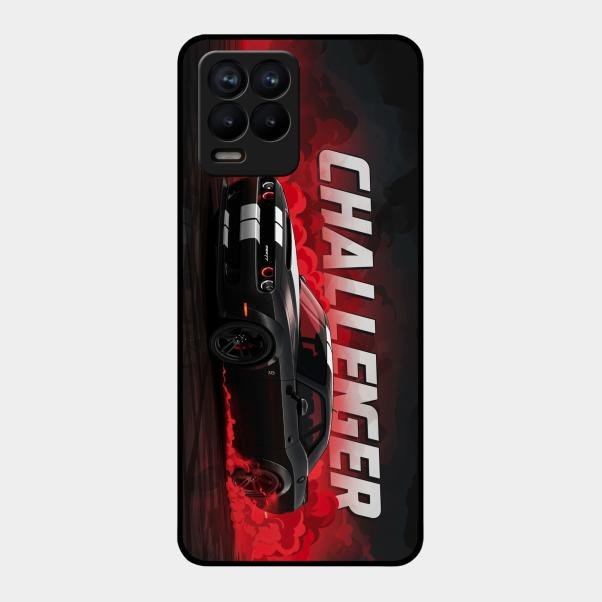 Dodge Challenger Glass Case Cover For Realme 8 Pro