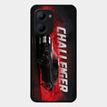 Dodge Challenger Glass Case Cover For Realme C33 2023