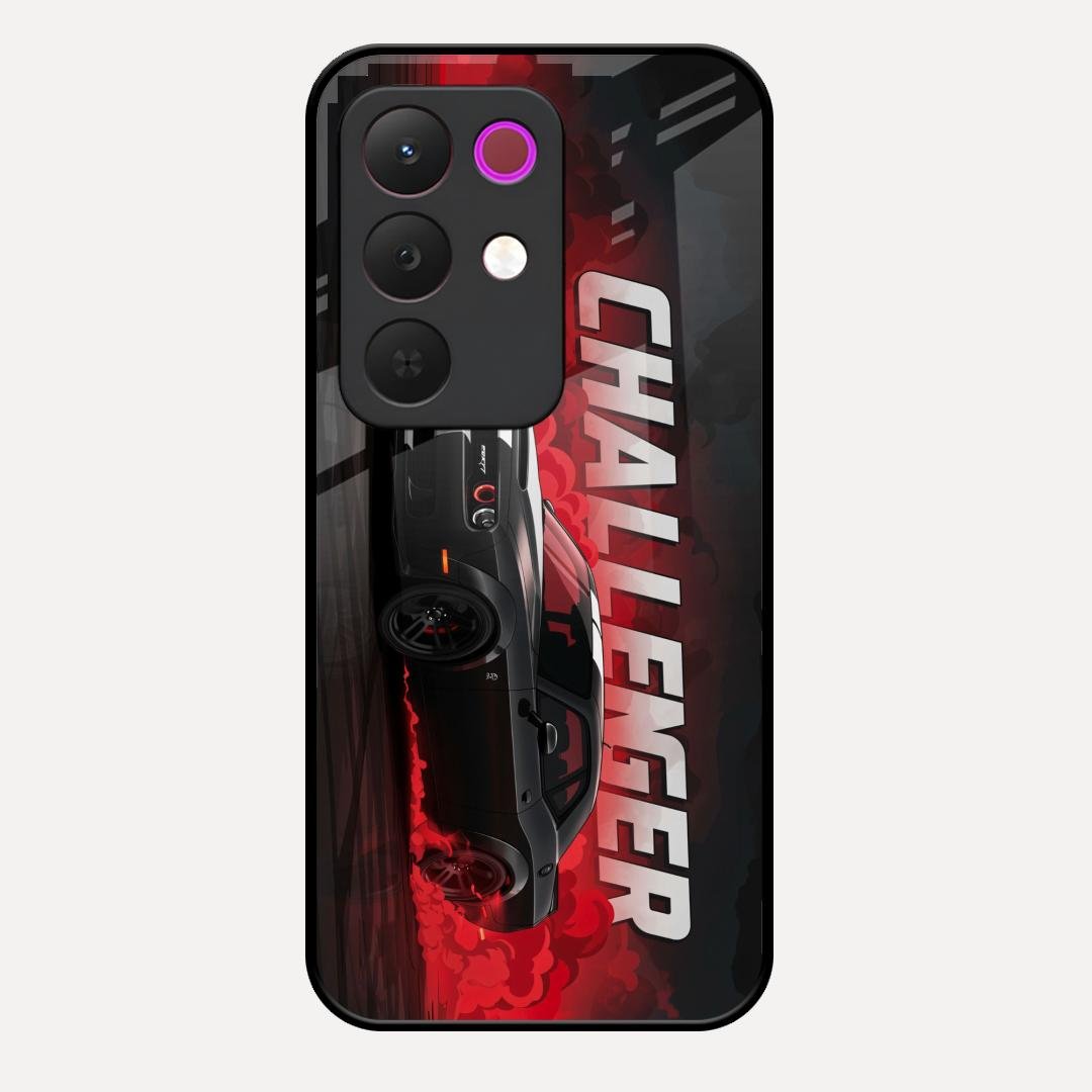 Dodge Challenger Glass Case Cover For Realme C85 5G