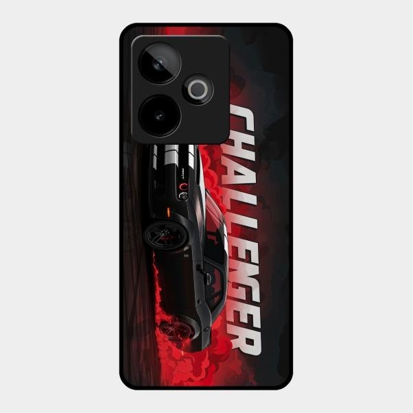 Dodge Challenger Glass Case Cover For Realme Gt 7 5G
