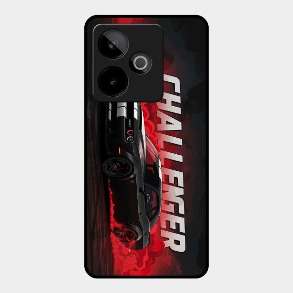 Dodge Challenger Glass Case Cover For Realme Gt 7T 5G