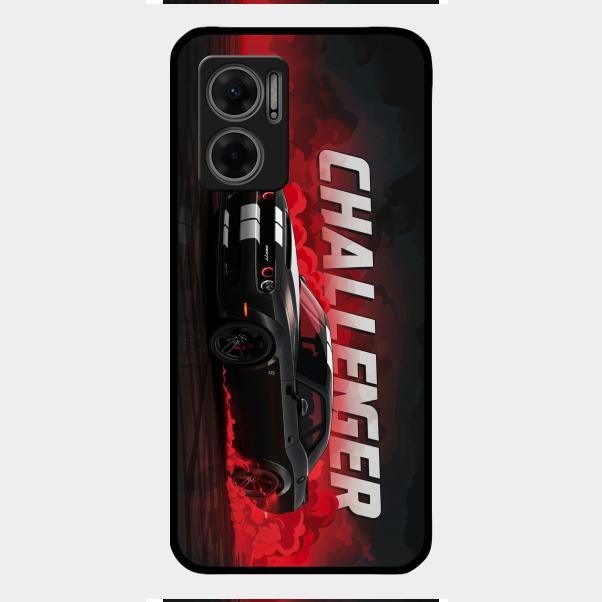 Dodge Challenger Glass Case Cover For Redmi 11 Prime 5G