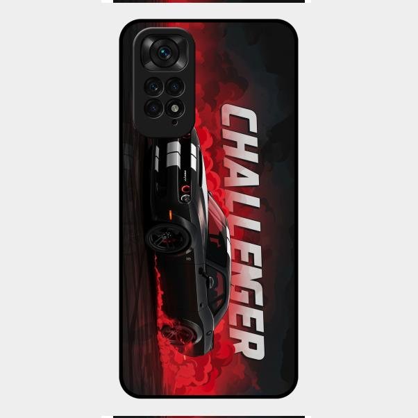 Dodge Challenger Glass Case Cover For Redmi Note 11