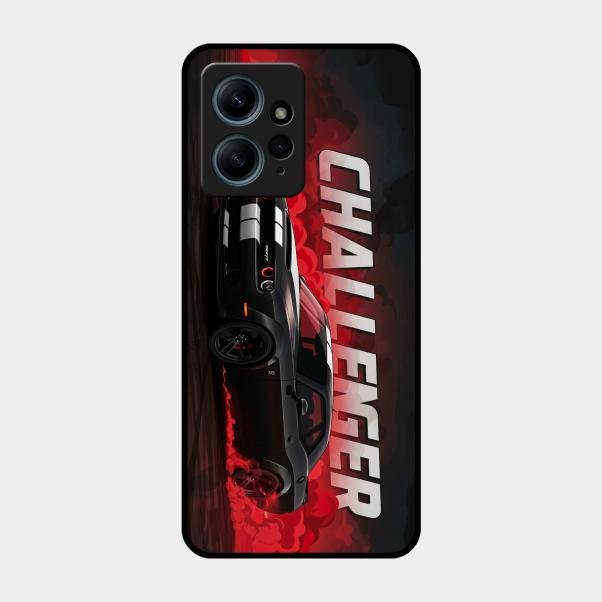 Dodge Challenger Glass Case Cover For Redmi Note 12 4G