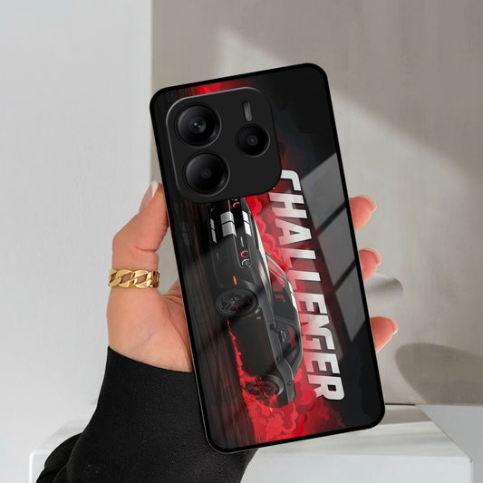 Dodge Challenger Glass Case Cover For Redmi