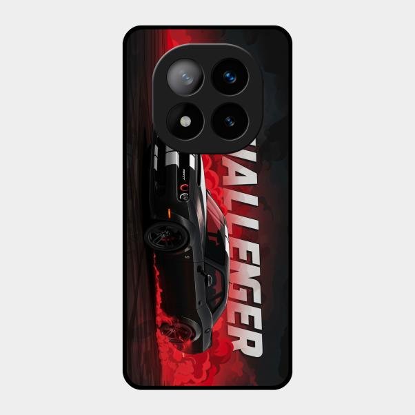 Dodge Challenger Glass Case Cover For Redmi Note 14 Pro Plus 5G