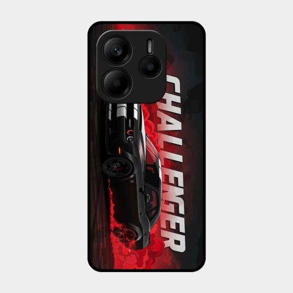 Dodge Challenger Glass Case Cover For Redmi Note 14 Se 5G