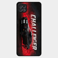 Dodge Challenger Glass Case Cover For Samsung Galaxy F42 5G
