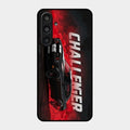 Dodge Challenger Glass Case Cover For Samsung Galaxy M35 5G
