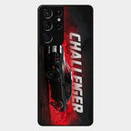 Dodge Challenger Glass Case Cover For Samsung Galaxy S21 Ultra