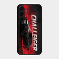 Dodge Challenger Glass Case Cover For Samsung Galaxy S24 Fe 5G