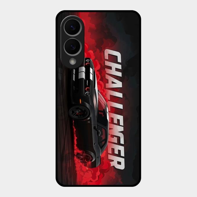 Dodge Challenger Glass Case Cover For Samsung Galaxy S25 Edge 5G