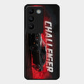 Dodge Challenger Glass Case Cover For Vivo T3 5G