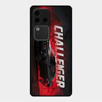 Dodge Challenger Glass Case Cover For Vivo V30 Pro 5G