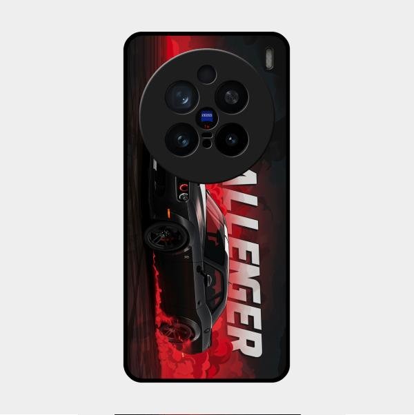 Dodge Challenger Glass Case Cover For Vivo X200 Pro 5G