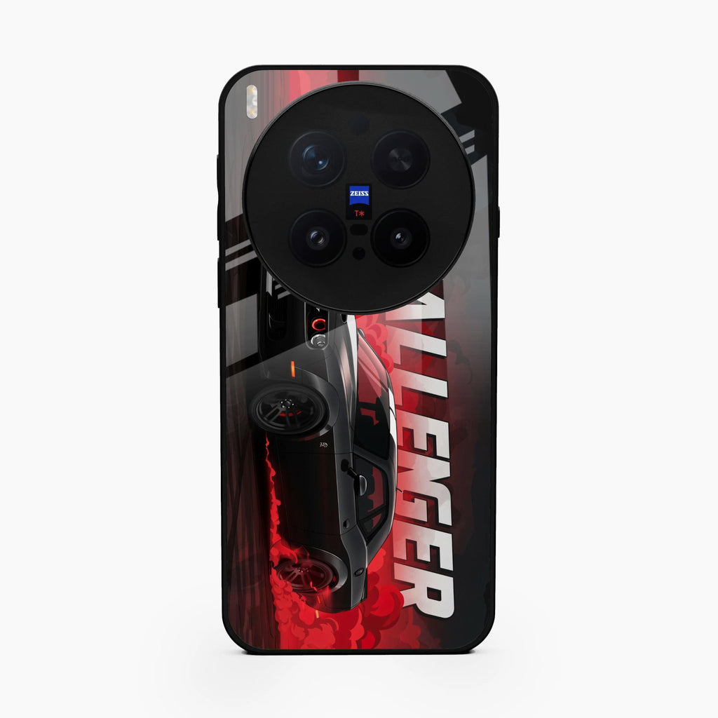 Dodge Challenger Glass Case Cover For Vivo X300 Pro 5G