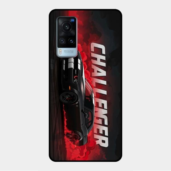 Dodge Challenger Glass Case Cover For Vivo X60 5G