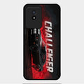 Dodge Challenger Glass Case Cover For Vivo Y02T