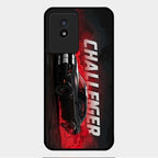 Dodge Challenger Glass Case Cover For Vivo Y02T