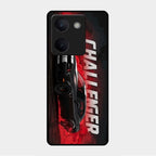 Dodge Challenger Glass Case Cover For Vivo Y200 Pro 5G