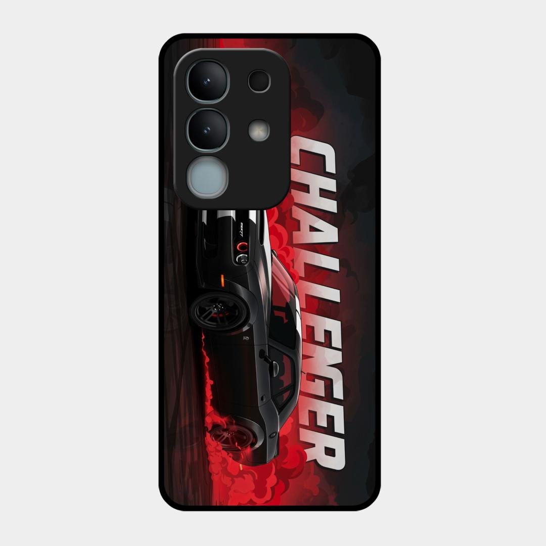 Dodge Challenger Glass Case Cover For Vivo Y31 Pro 5G