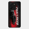 Dodge Challenger Glass Case Cover For Vivo Y36