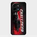 Dodge Challenger Glass Case Cover For Vivo Y58 5G