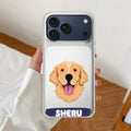 Dog Lovers Customize Transparent Silicon Case For iPhone 17 Pro Max