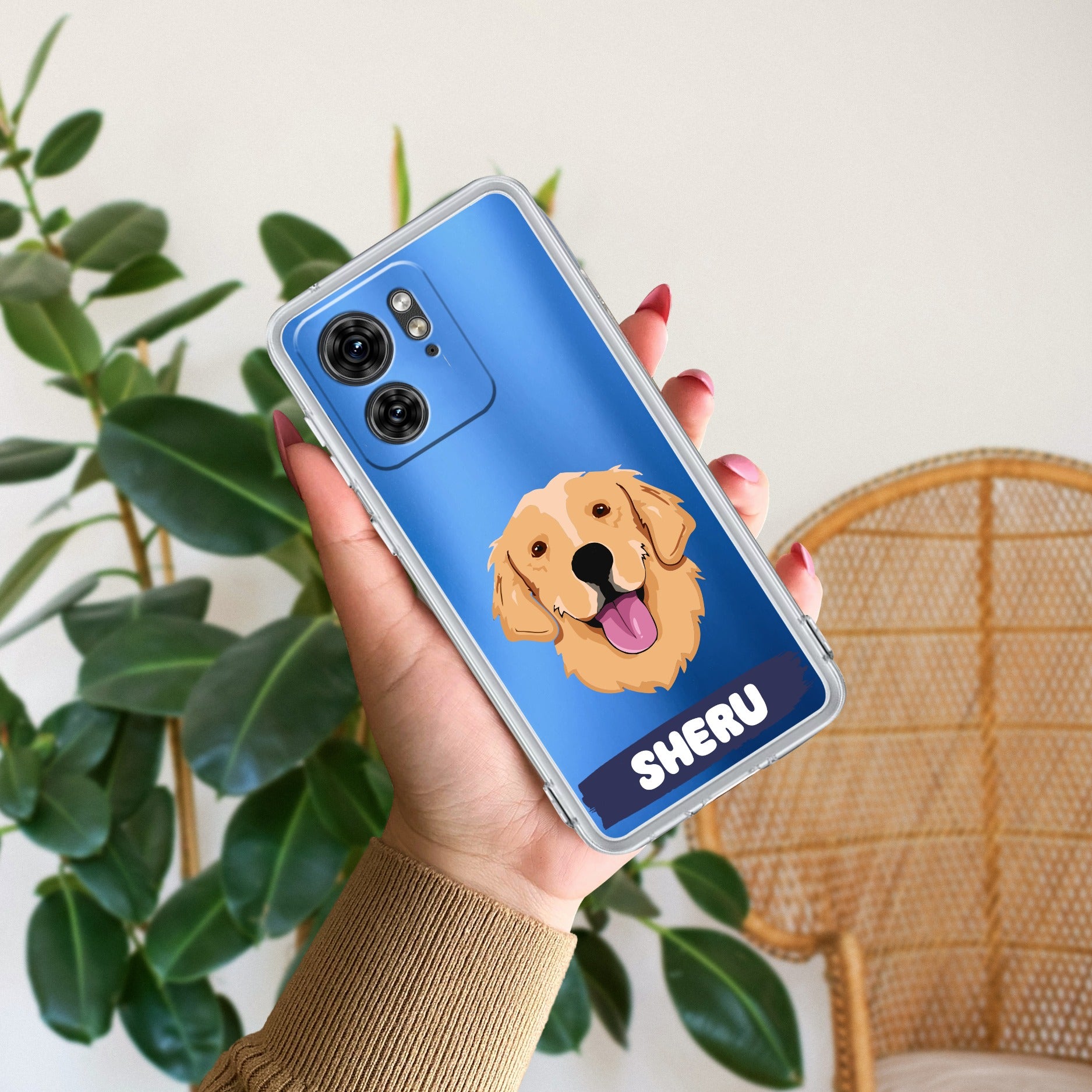 Dog Lovers Customize Anti Yellow Case For Motorola Edge 40 5G