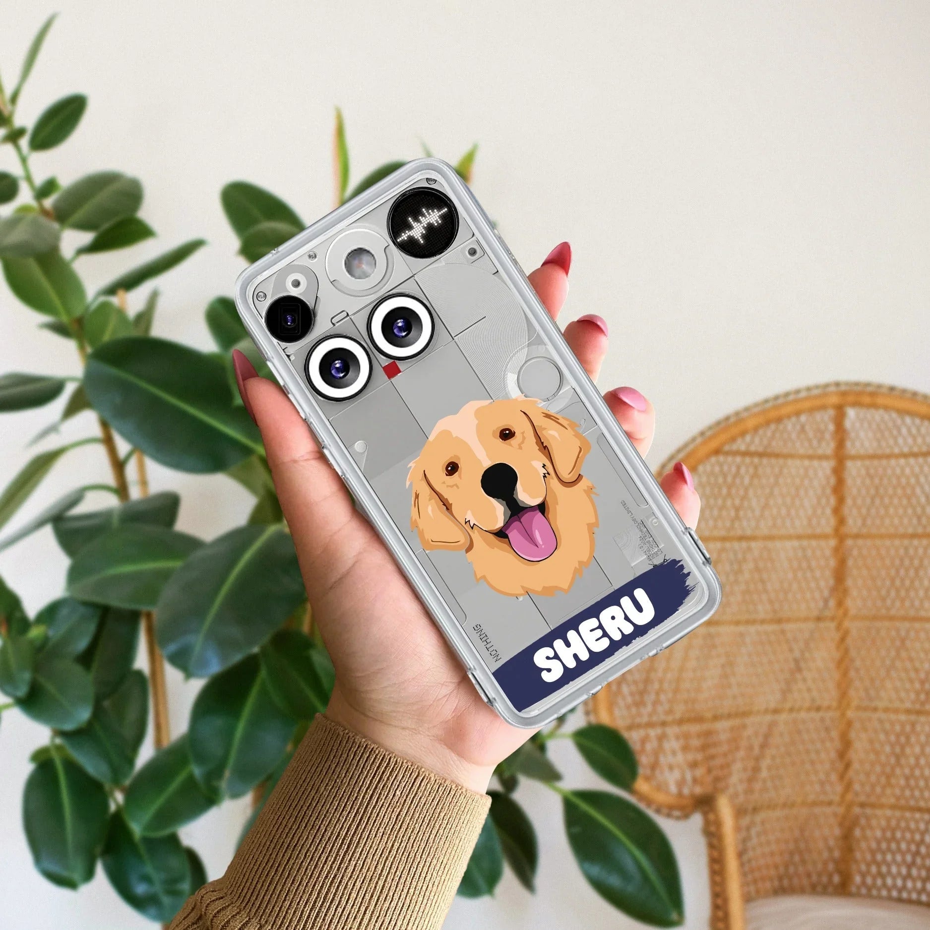 Dog Lovers Customize Transparent Silicon Case For Nothing - ShopOnCliQ