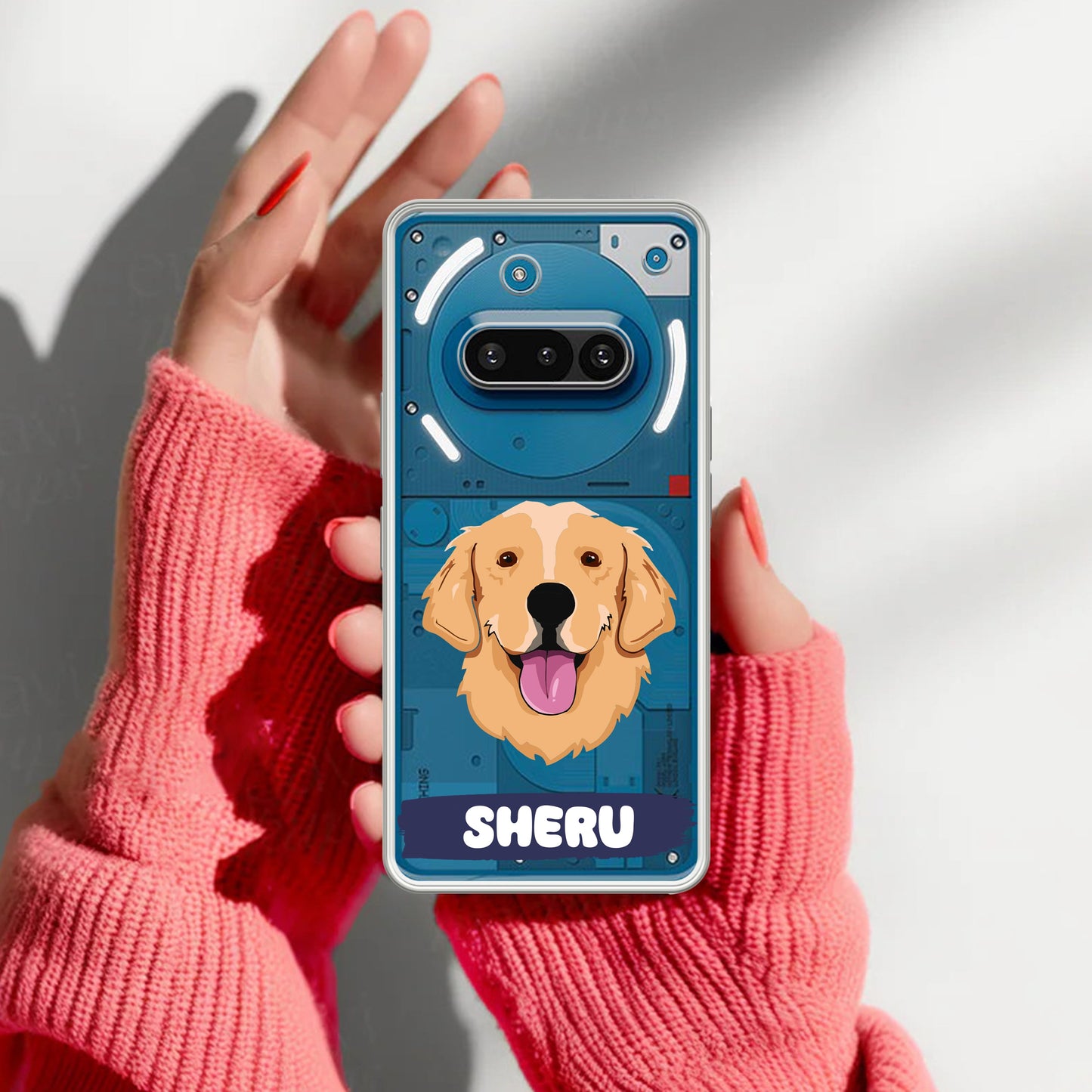 Dog Lovers Customize Transparent Silicon Case For Nothing