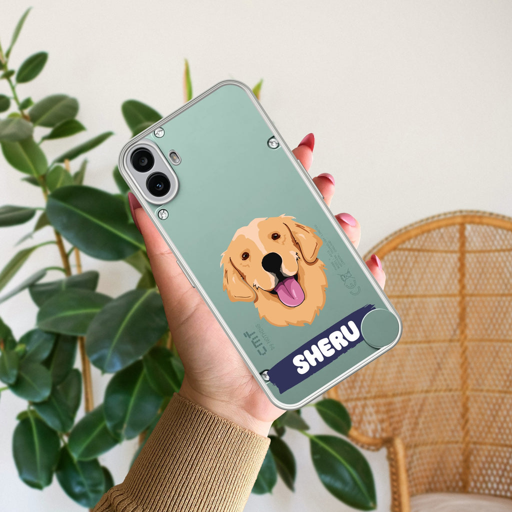 Dog Lovers Customize Anti Yellow Case For CMF Nothing Phone 1 5G