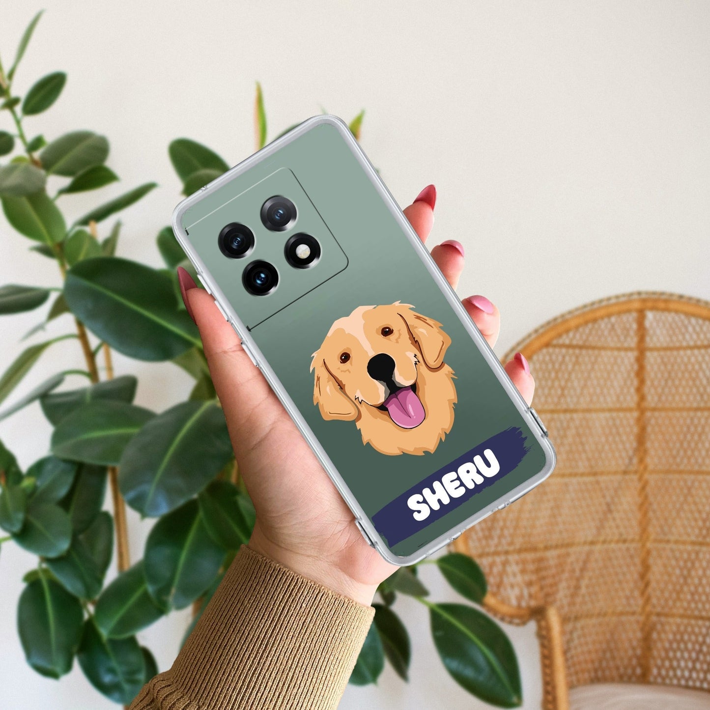 Dog Lovers Customize Transparent Silicon Case For OnePlus