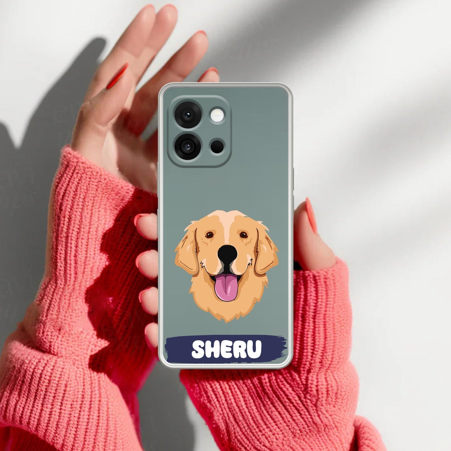 Dog Lovers Customize Transparent Silicon Case For OnePlus