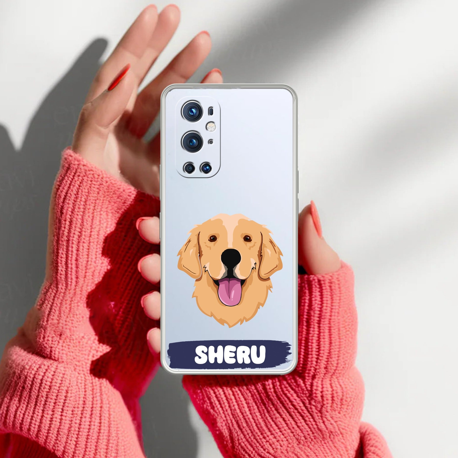 Dog Lovers Customize Transparent Silicon Case For OnePlus