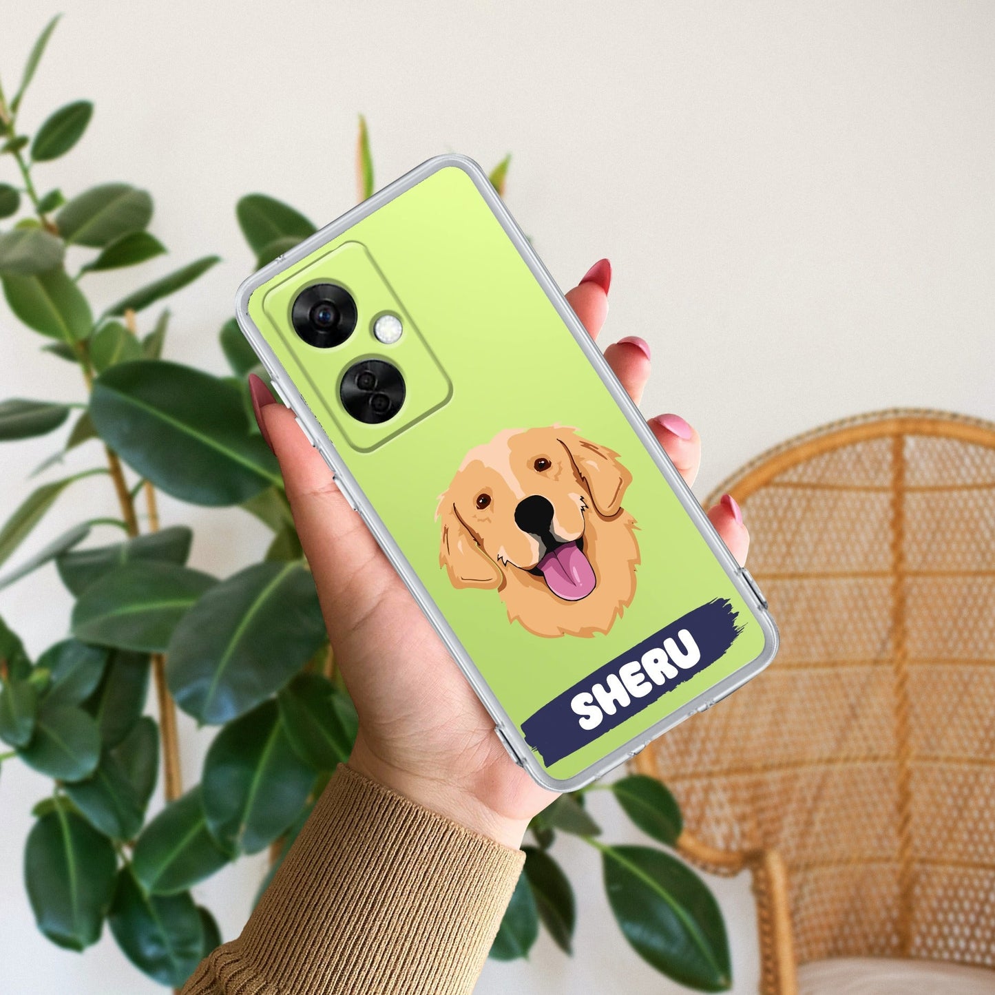 Dog Lovers Customize Transparent Silicon Case For OnePlus