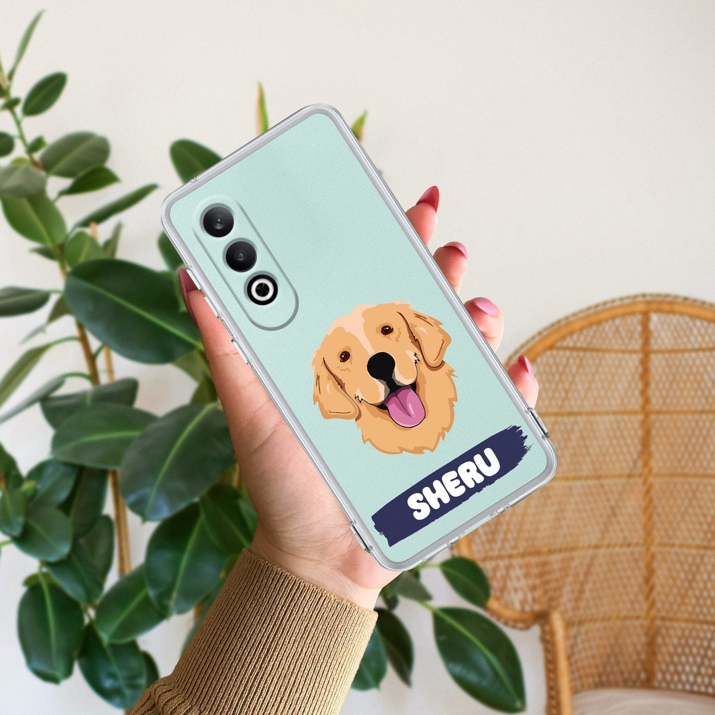 Dog Lovers Customize Transparent Silicon Case For OnePlus