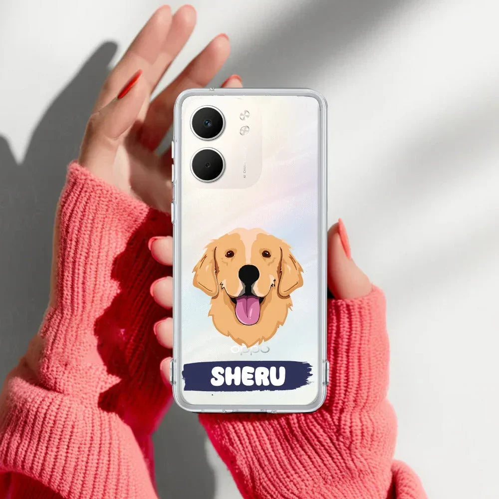Dog Lovers Customize Anti Yellow Case For Oppo A5X 5G