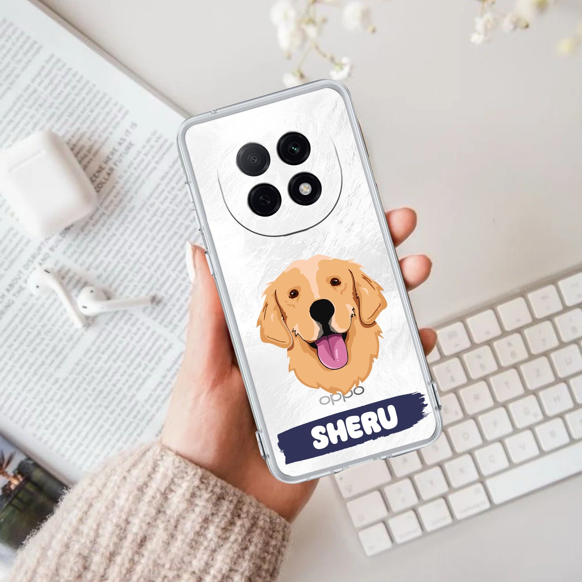 Dog Lovers Customize Anti Yellow Case For Oppo F29 Pro 5G