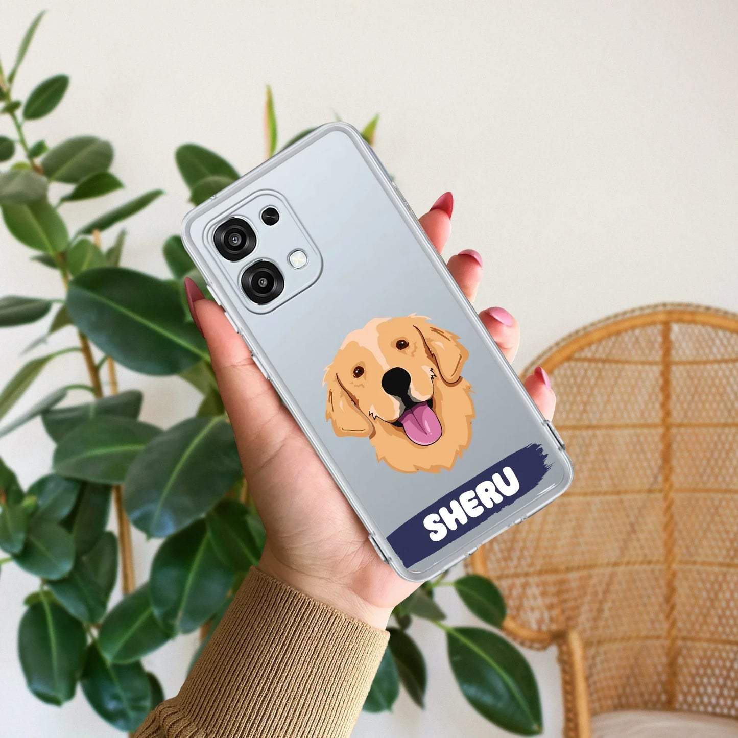 Dog Lovers Customize Transparent Silicon Case For Oppo - ShopOnCliQ