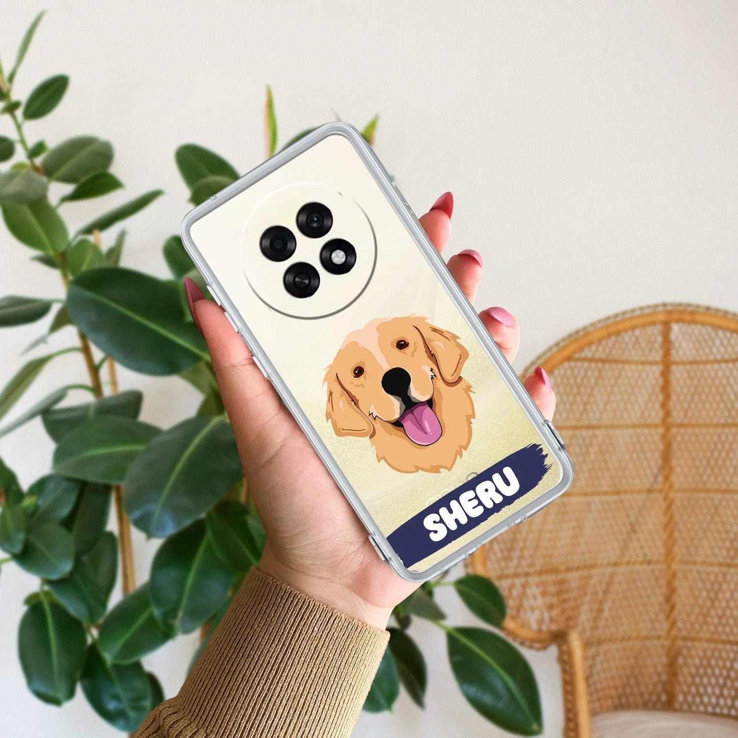 Dog Lovers Customize Transparent Silicon Case For Oppo - ShopOnCliQ