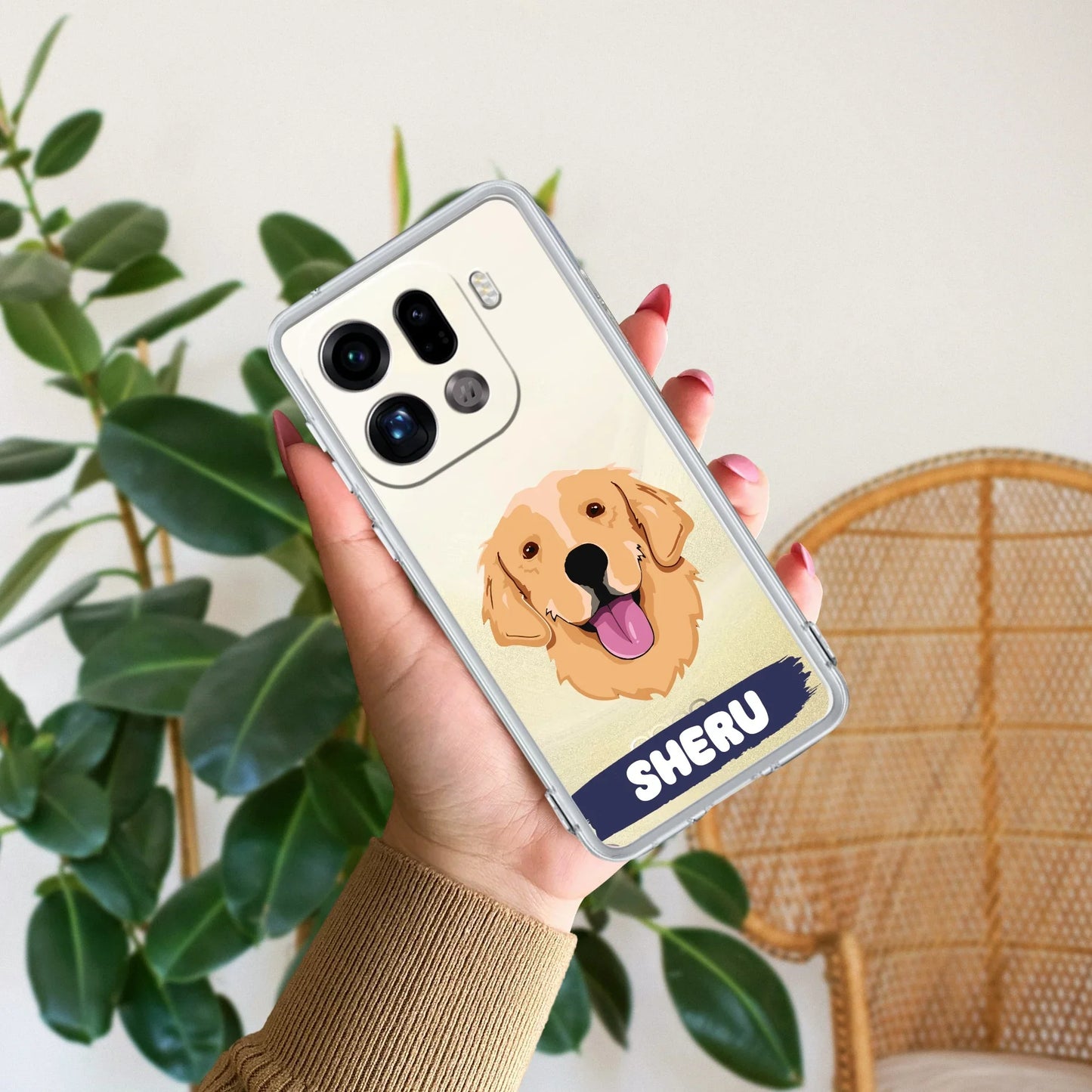 Dog Lovers Customize Transparent Silicon Case For Oppo - ShopOnCliQ