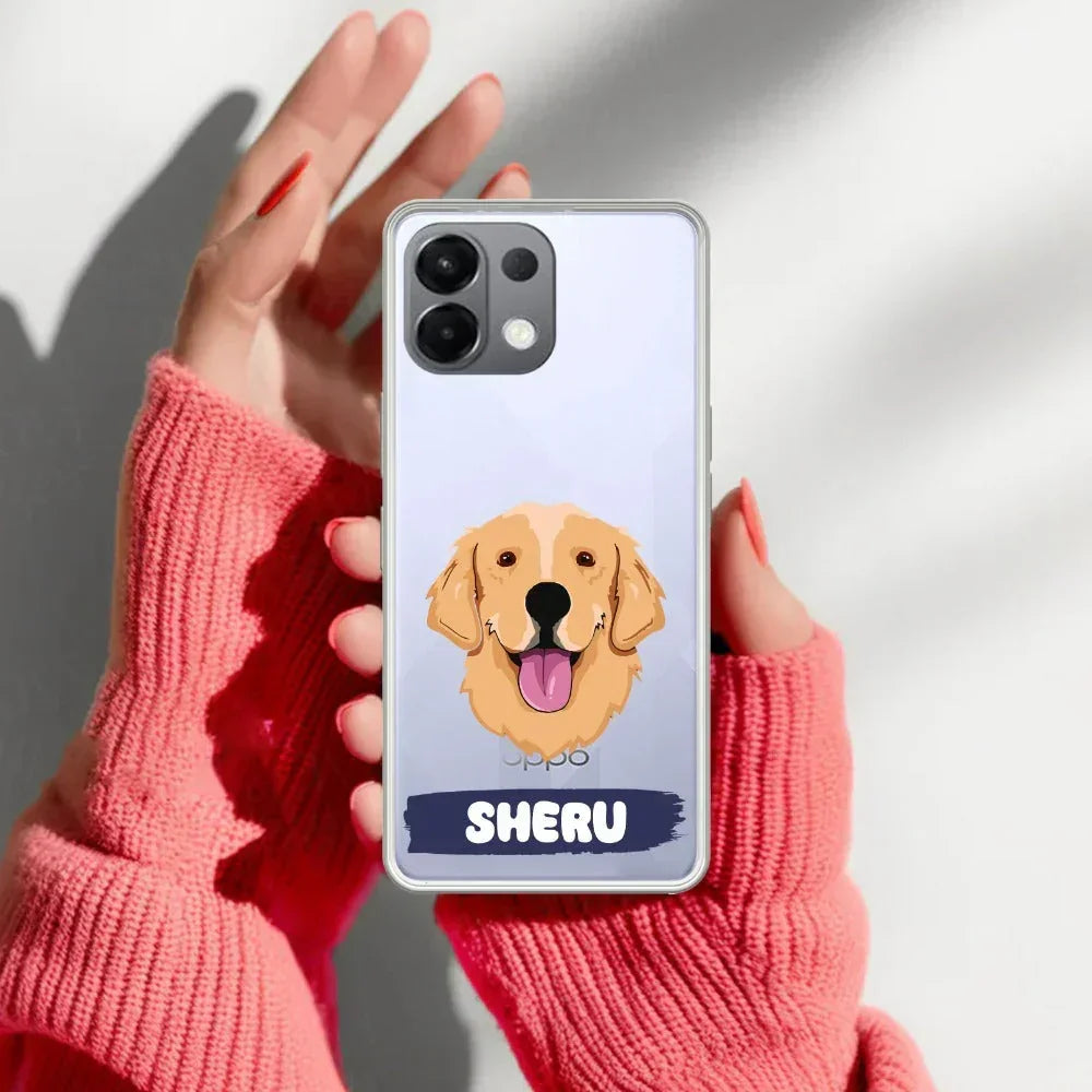 Dog Lovers Customize Transparent Silicon Case For Oppo Reno 13 Pro 5G