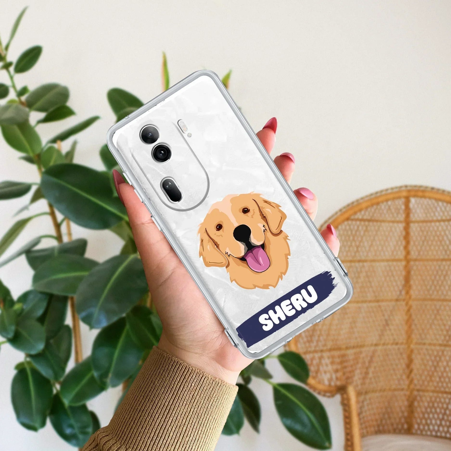 Dog Lovers Customize Anti Yellow Case For Oppo Reno 11 Pro 5G