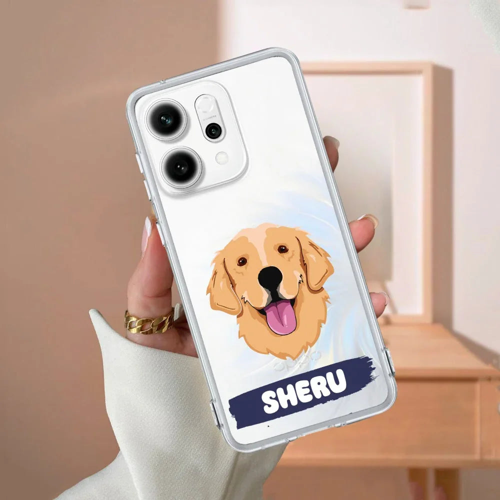 Dog Lovers Customize Transparent Silicon Case For Oppo - ShopOnCliQ
