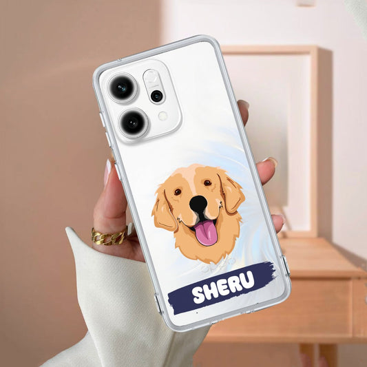 Dog Lovers Customize Transparent Silicon Case For Oppo